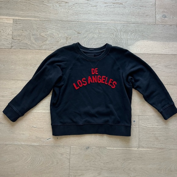 Sweatshirt by Mother Denim. De Los Angeles Sweatshirt. - Picture 2 of 2